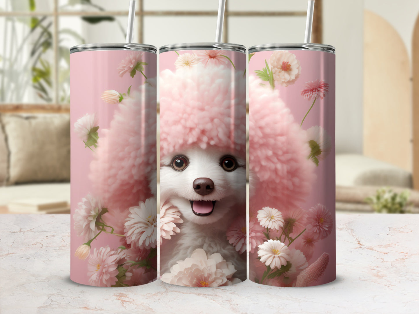Cute Pink Fluffy Dog Floral Tumbler Design Happy product type
Dog
Puppy
Poodle
Fluffy
Pink
Flowers
Floral
Cute
Happy
Adorable
Pet
Animal
Spring
Pastel
Aesthetic
Tumbler
Drinkware
Gift
Kawaii
Sweet