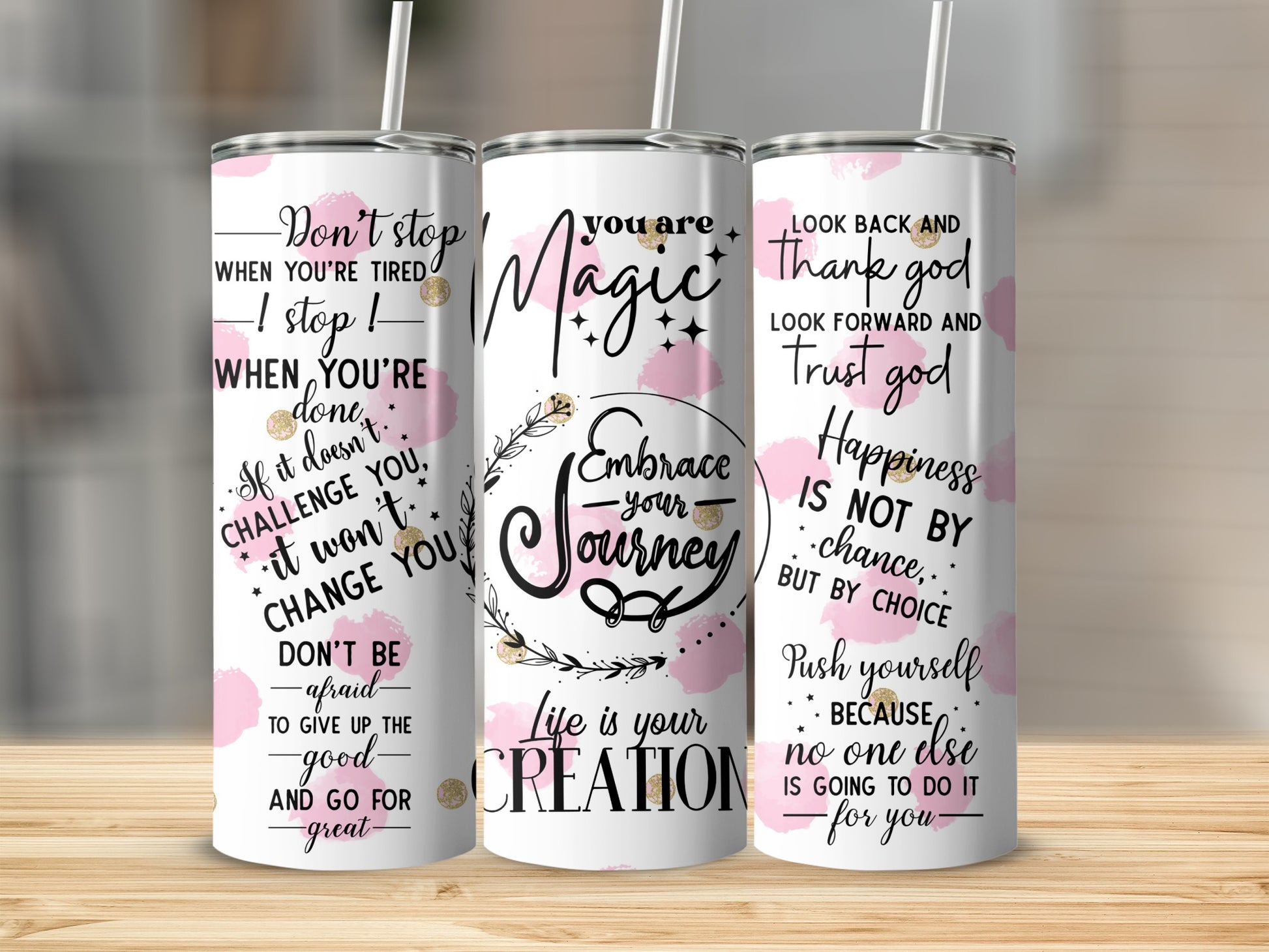 Motivational Quotes Tumblers for Daily Inspiration