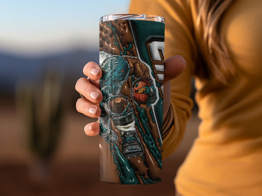Philadelphia Eagles Football Team Running Back Artwork Tumblers
