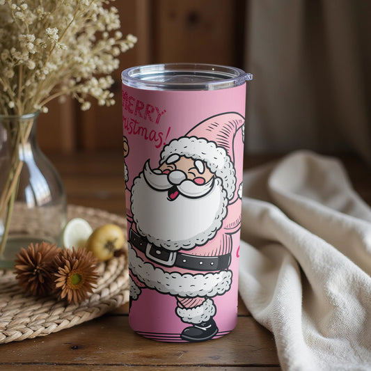 Santa Claus Merry Christmas Cheerful Holiday Tumbler