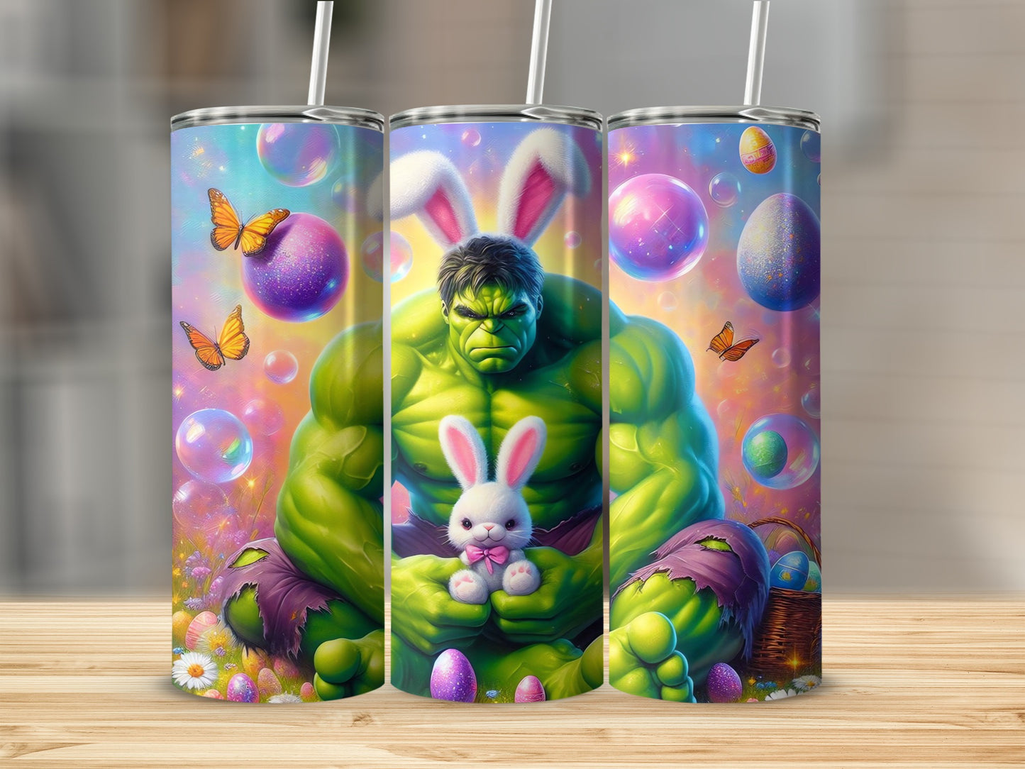 Hulk Easter Bunny Eggs Bubbles Butterflies product type