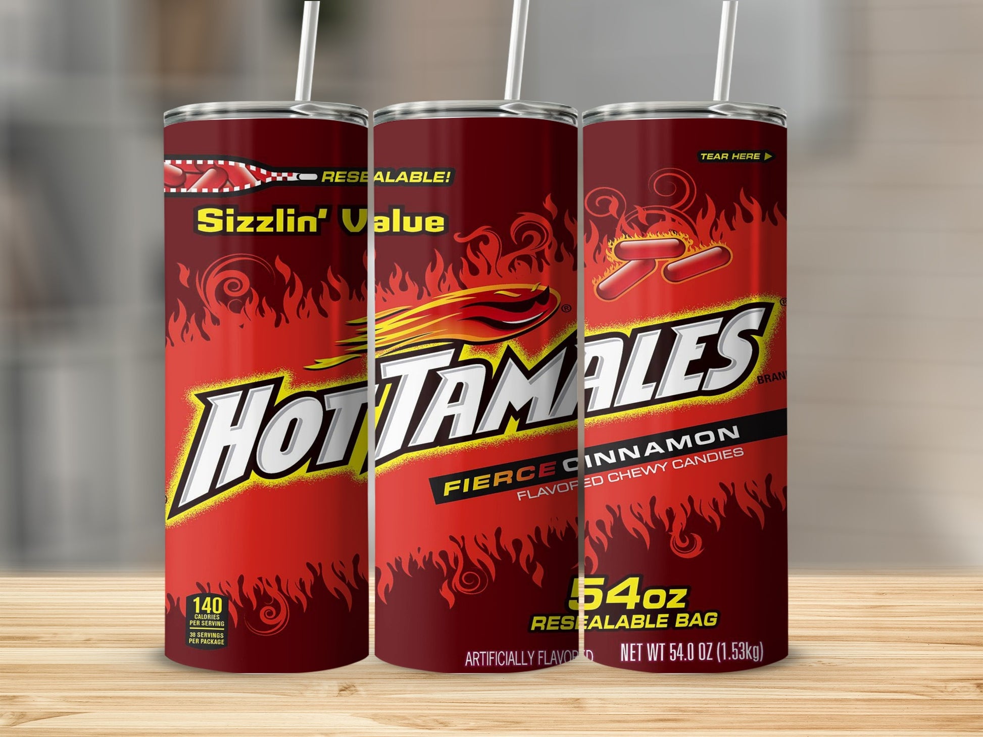 Hot Tamales Fierce Cinnamon Flavored Chewy Candies product type