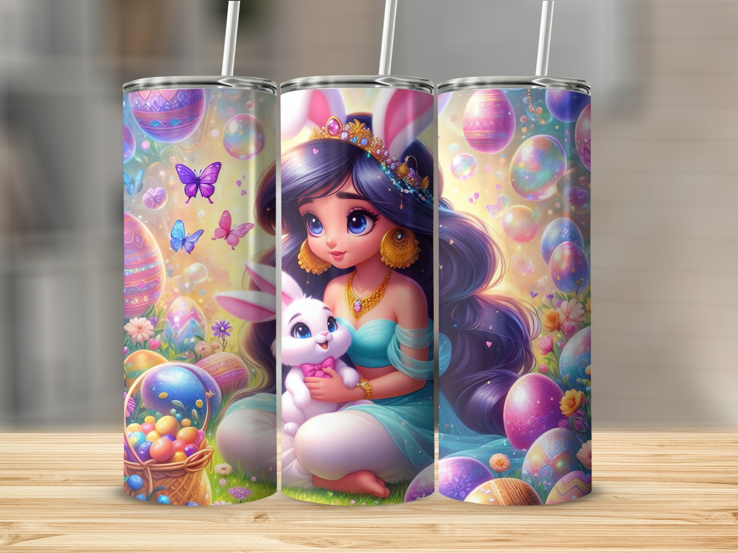 Princess Bunny Easter Eggs Butterflies Spring Fantasy product type