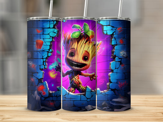 Adorable Baby Tree Character Tumblers for All Drinks