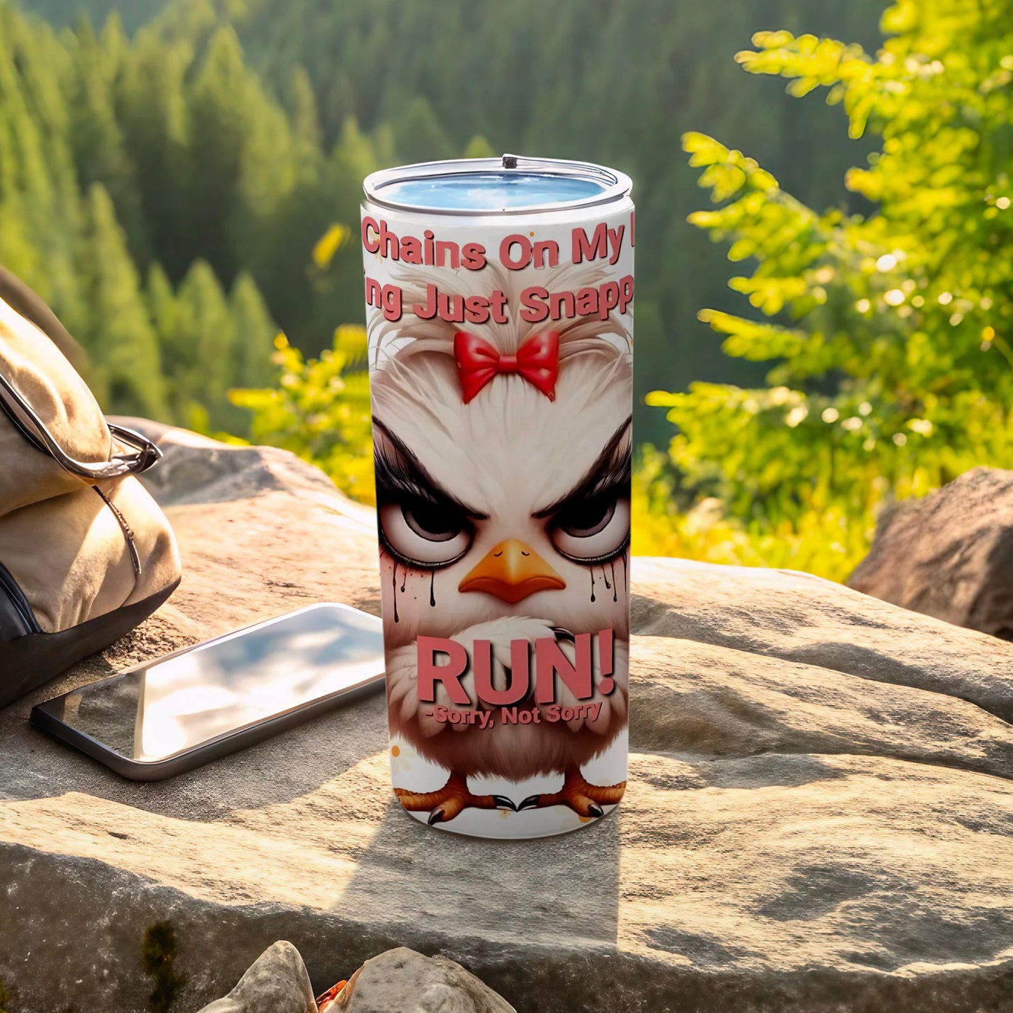 Funny Angry Bird Chains Just Snapped Insulated Tumbler