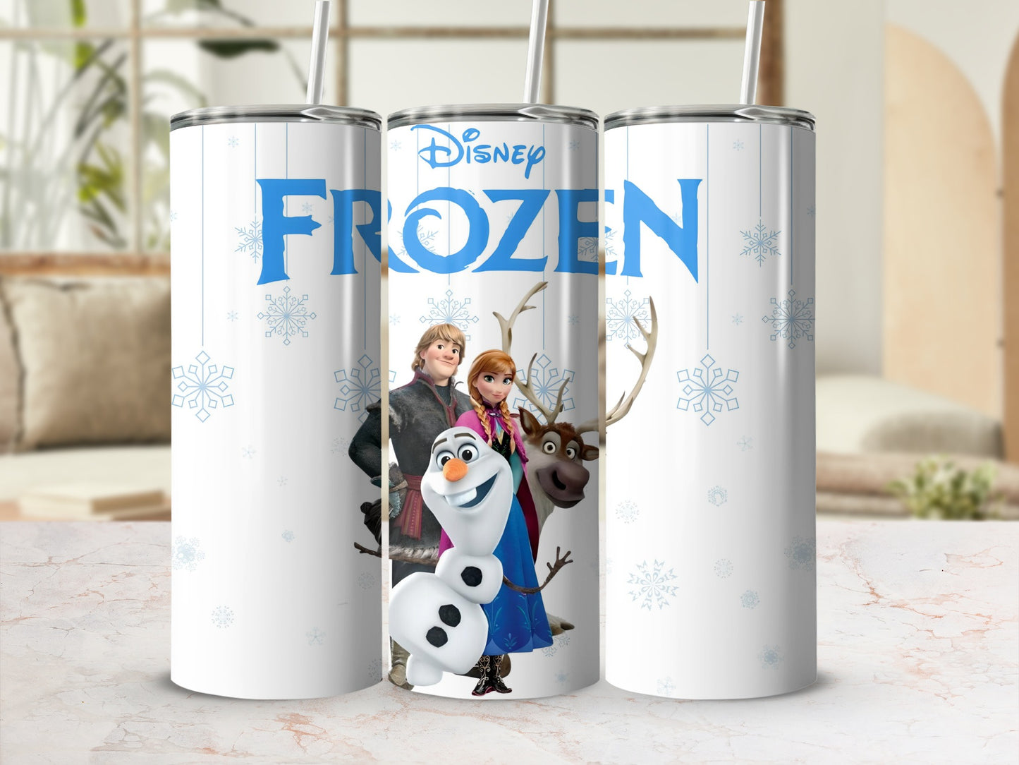Disney Frozen Anna Olaf and Sven Tumbler Cup