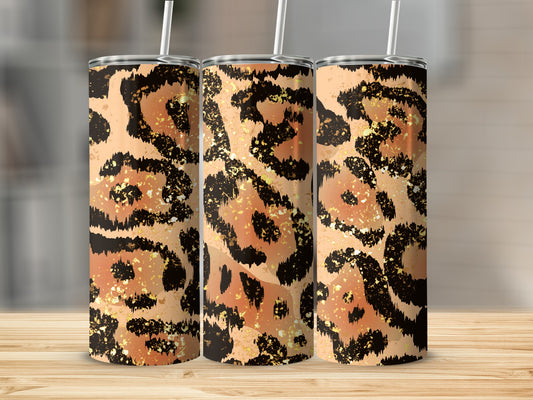Stylish Leopard Print Pattern Tumbler Drinking Cups