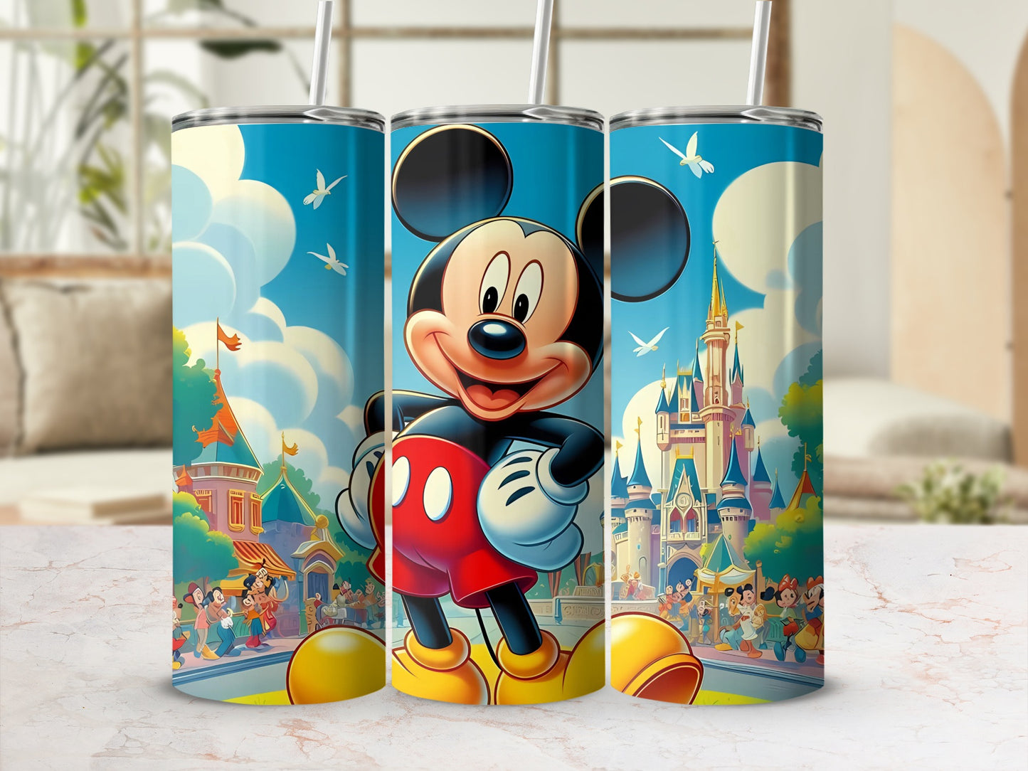 Colorful Fantasy Character Castle Adventure tumbler