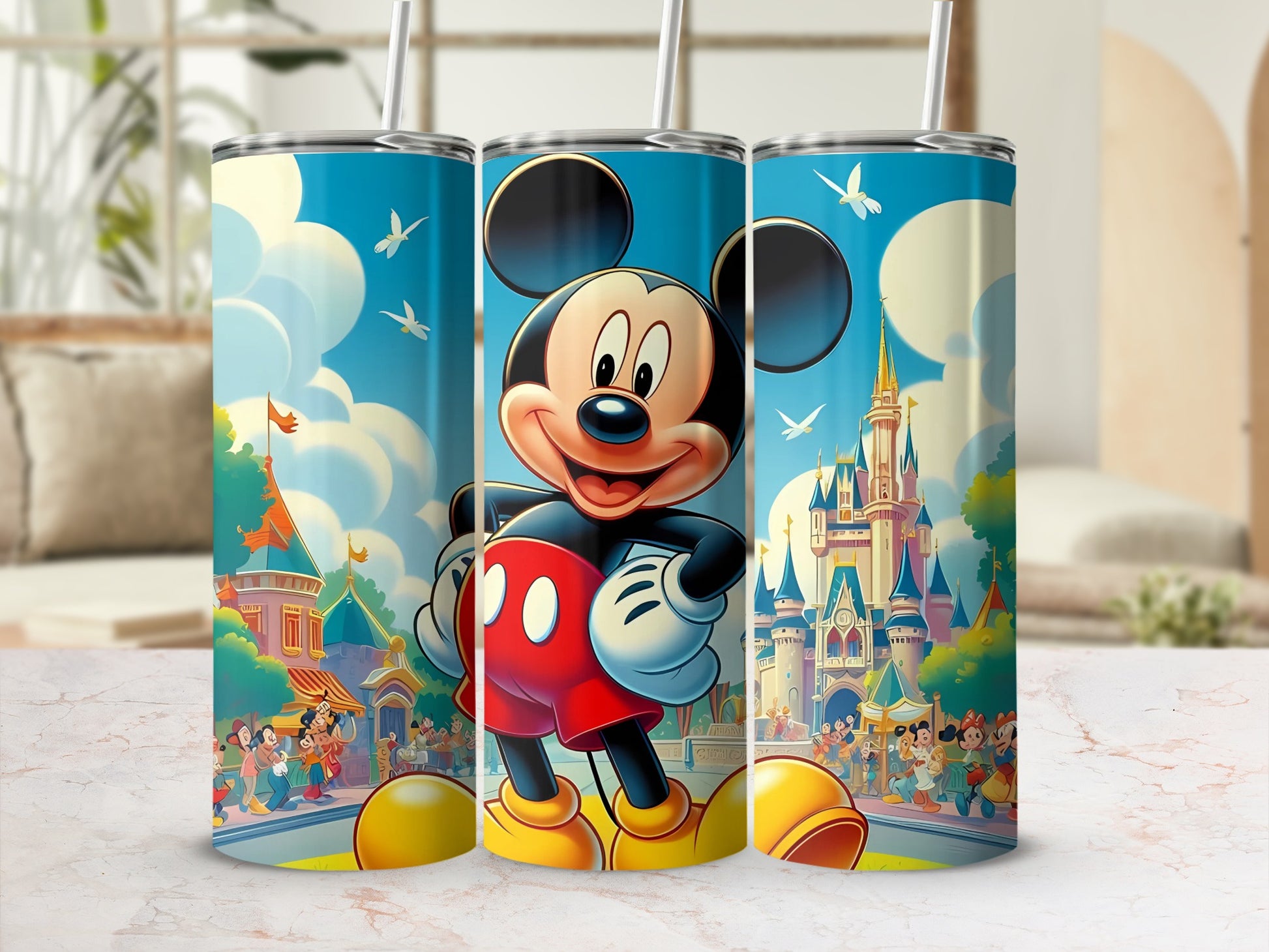 Colorful Fantasy Character Castle Adventure tumbler