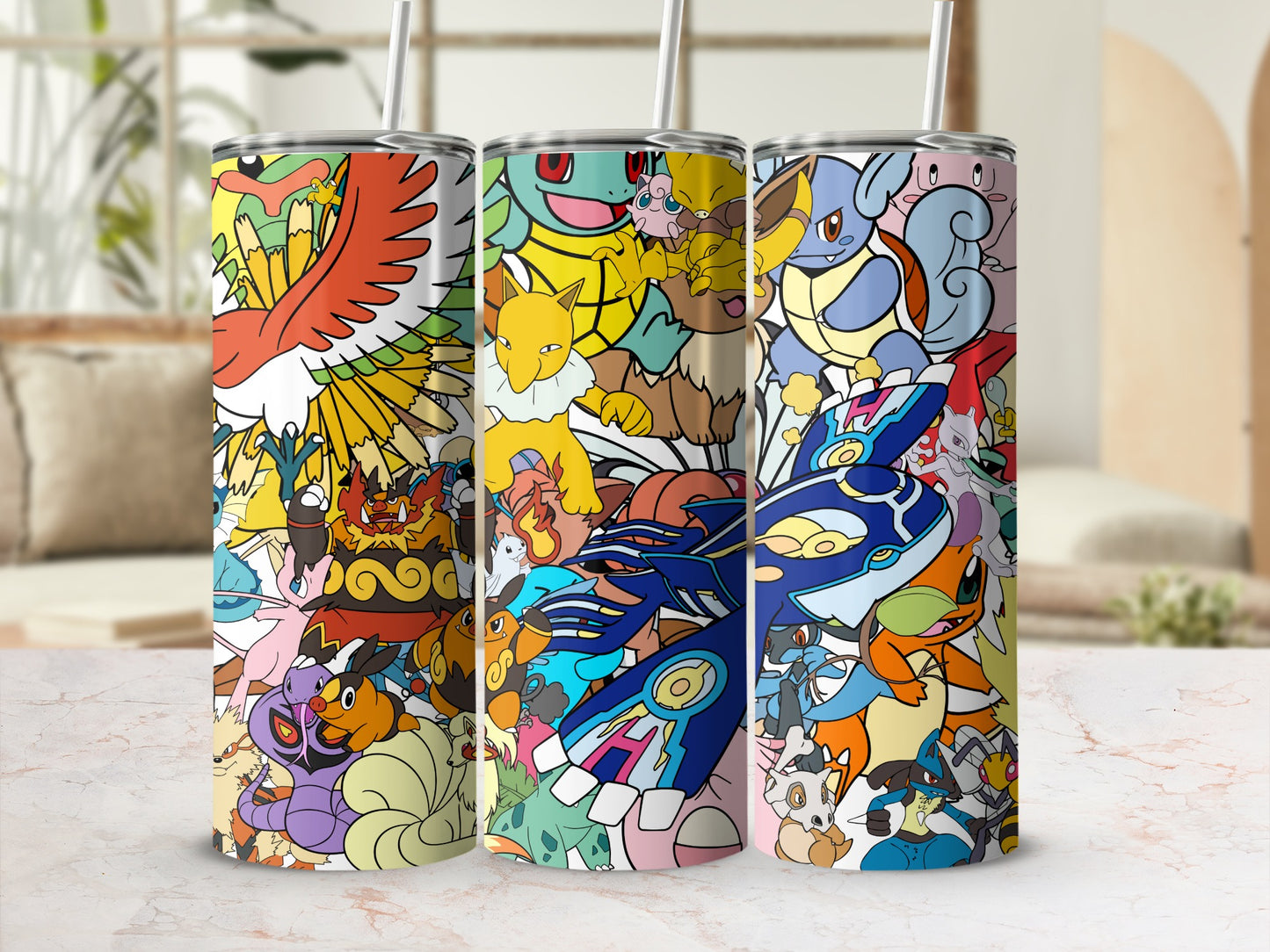 Colorful Cartoon Character Design Tumbler Product
