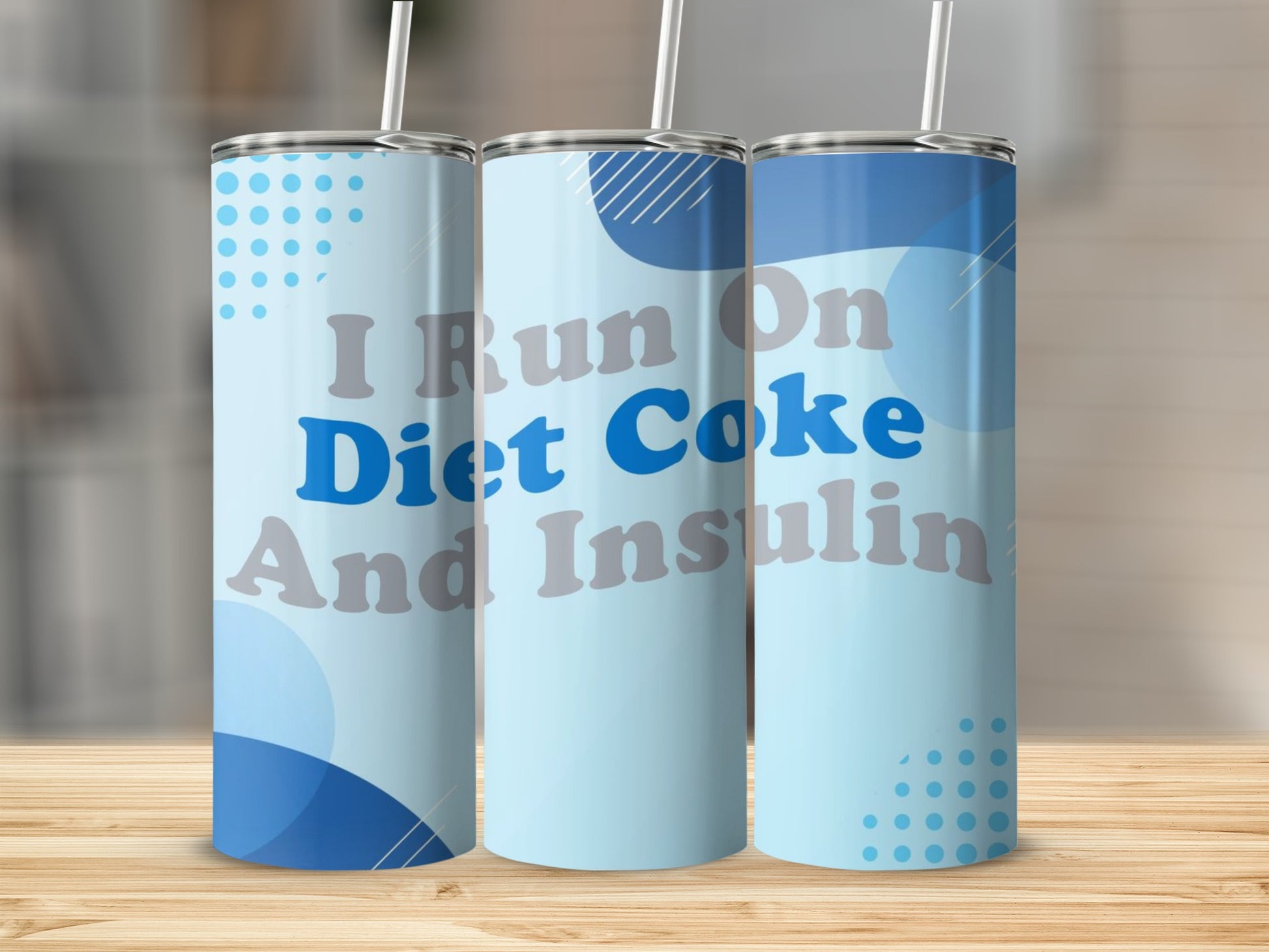 I Run On Diet Coke And Insulin Skinny Tumbler