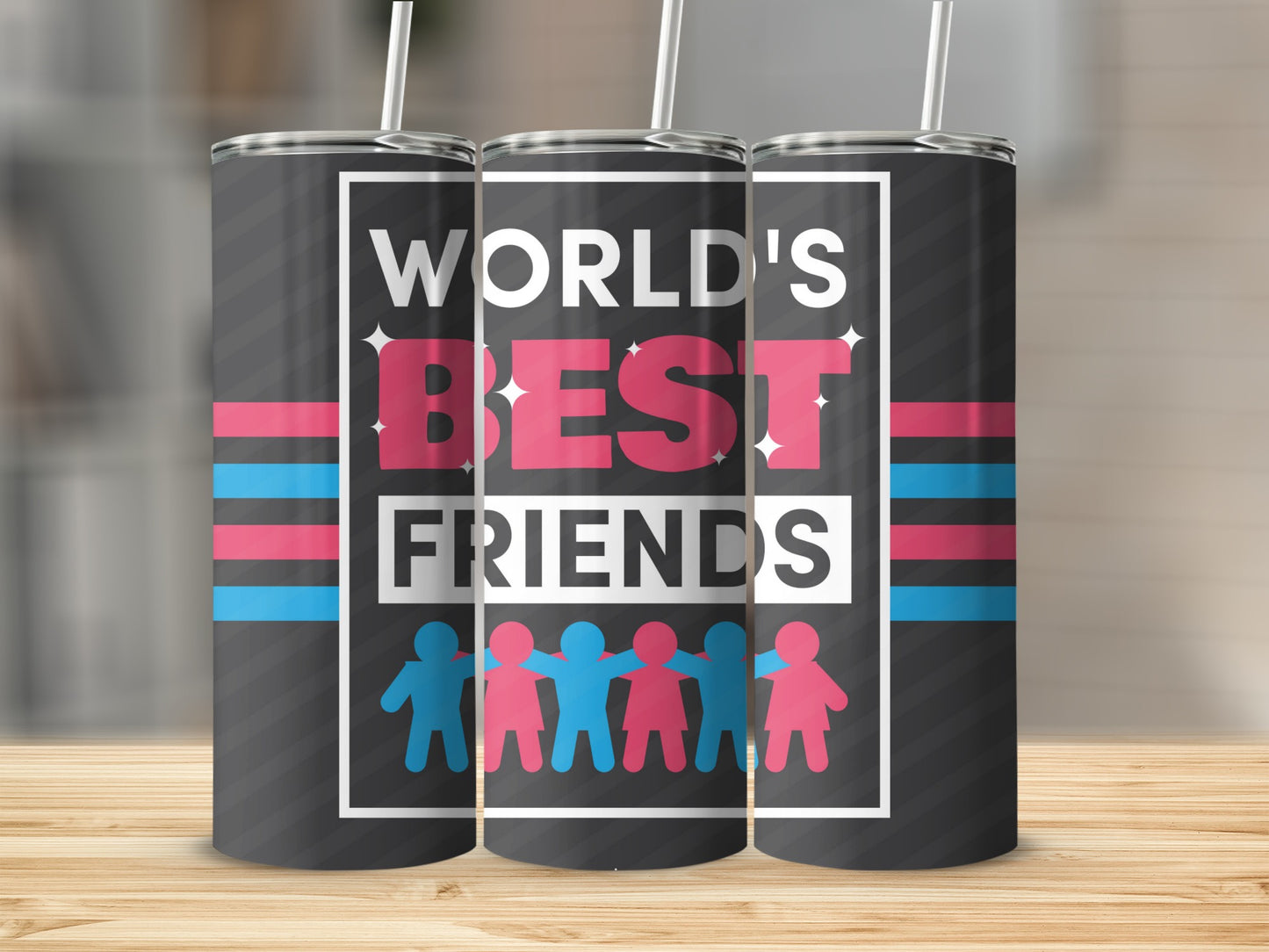 World's Best Friends Insulated Tumbler Cup