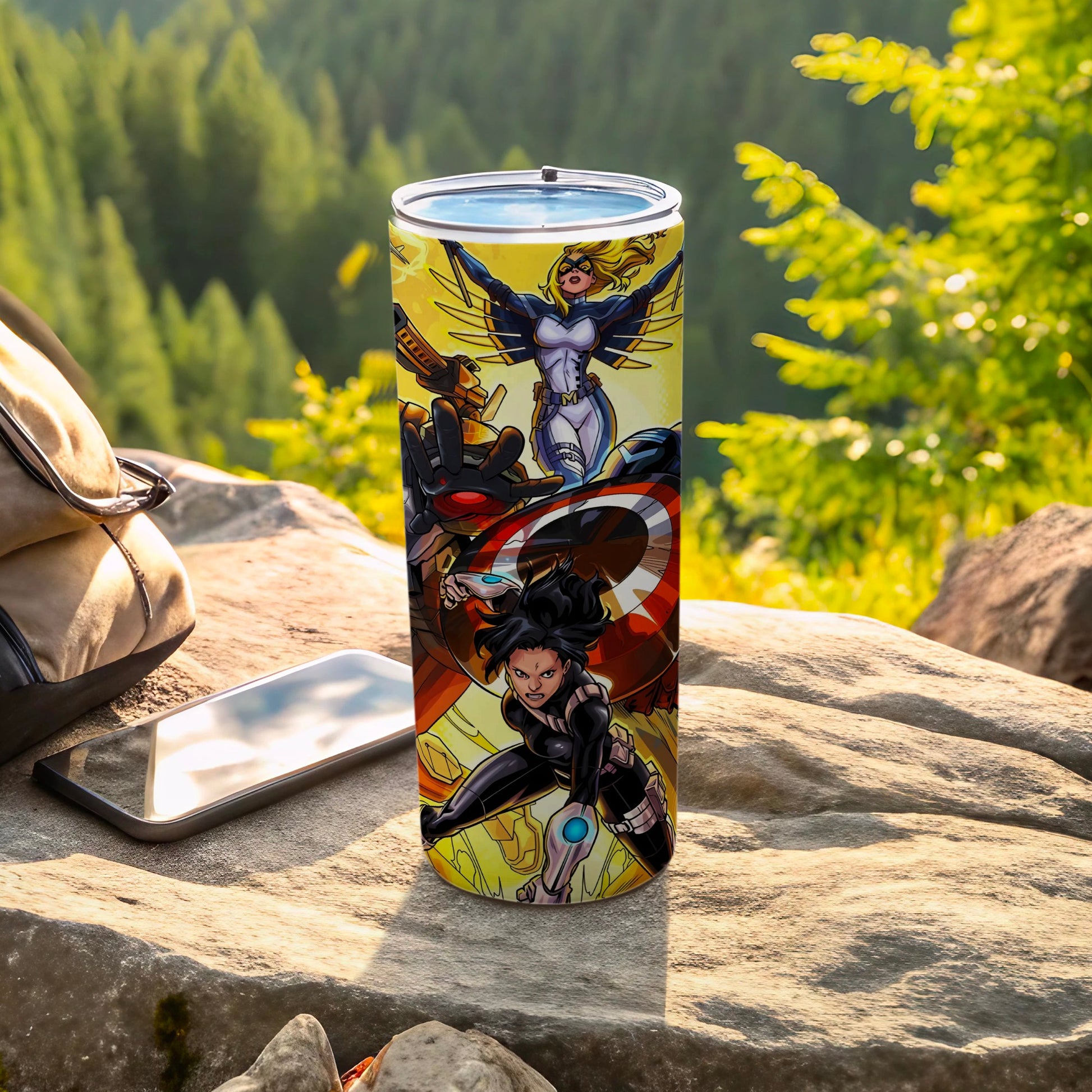 Vibrant Superhero Adventure Insulated Tumbler Product