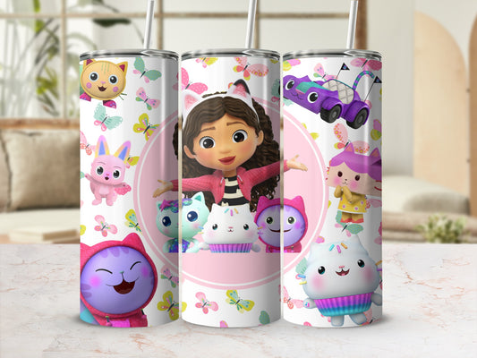 Cute Cartoon Characters Kids Insulated Tumbler Cup