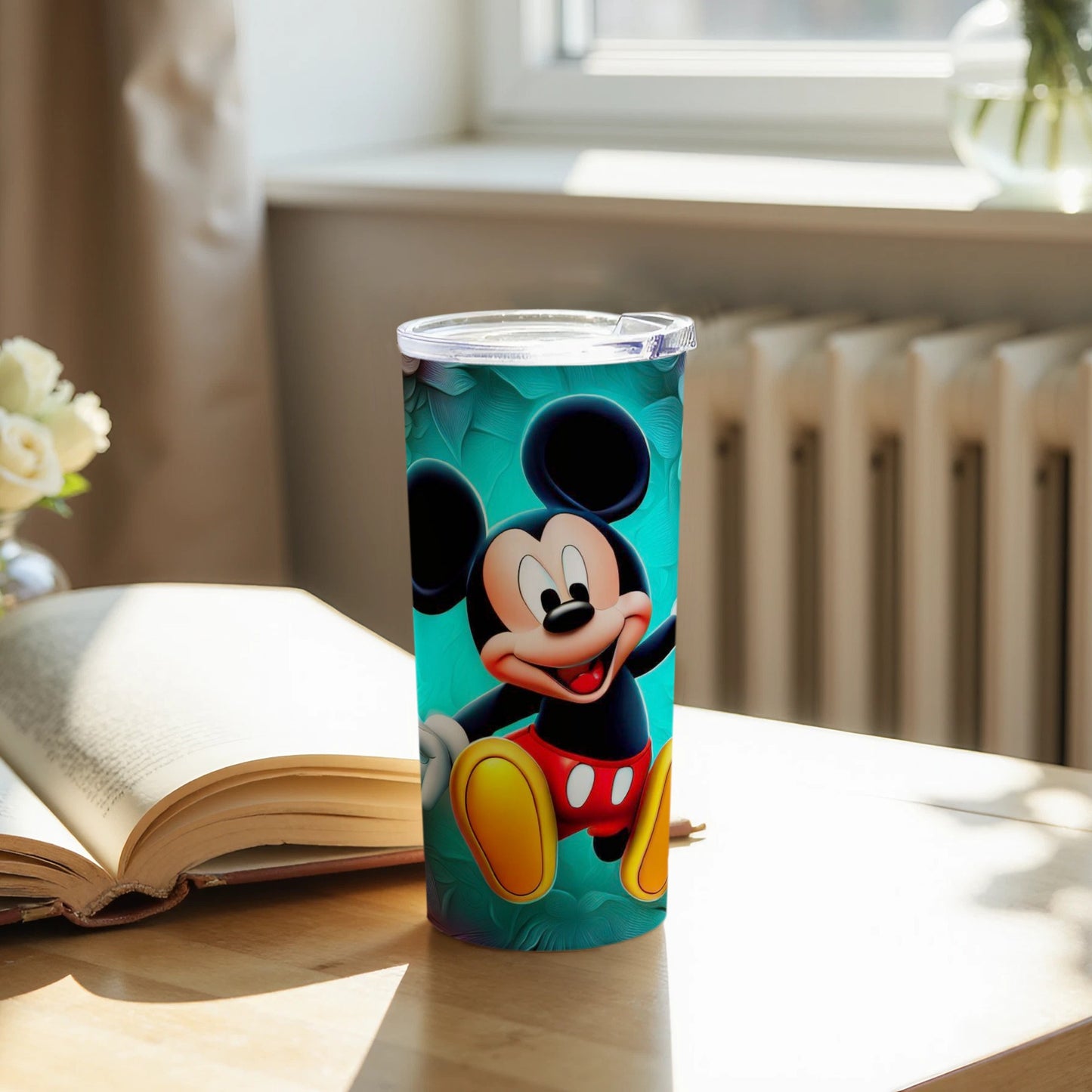 Colorful Mickey Mouse Design Travel Mug