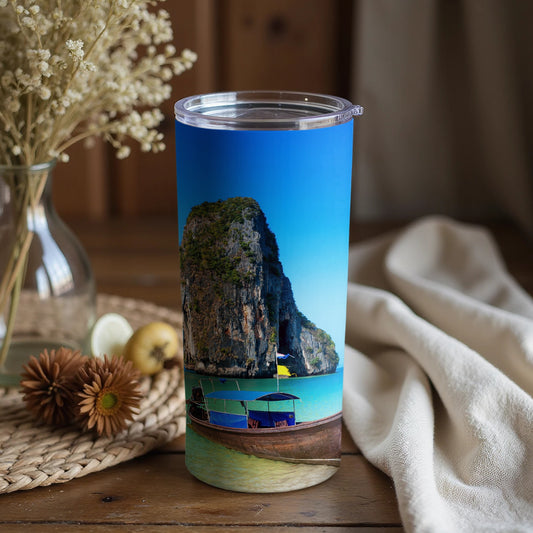 Scenic Coastal View on Insulated Tumbler