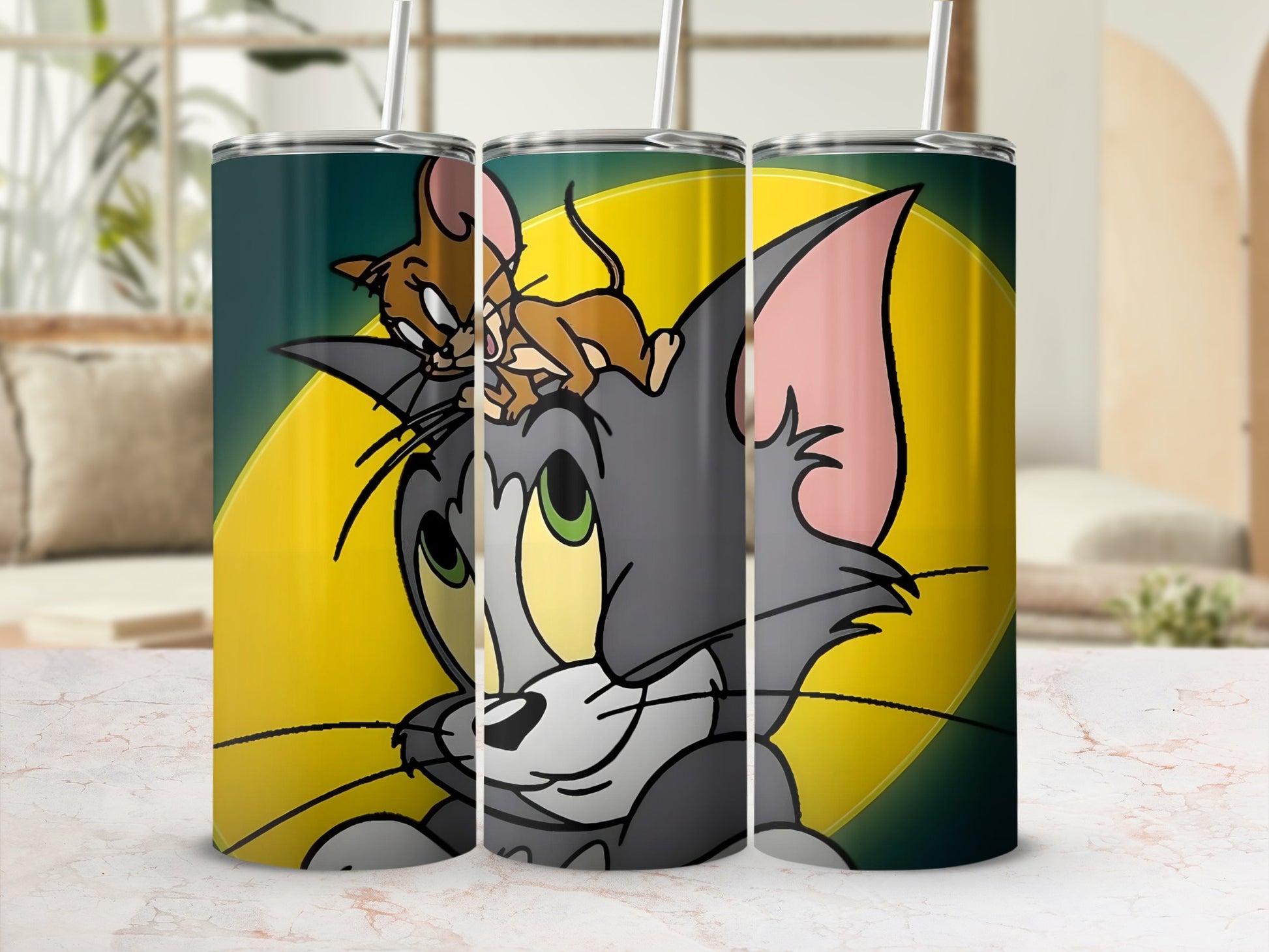 Tom and Jerry Anime Character Design Tumbler Product