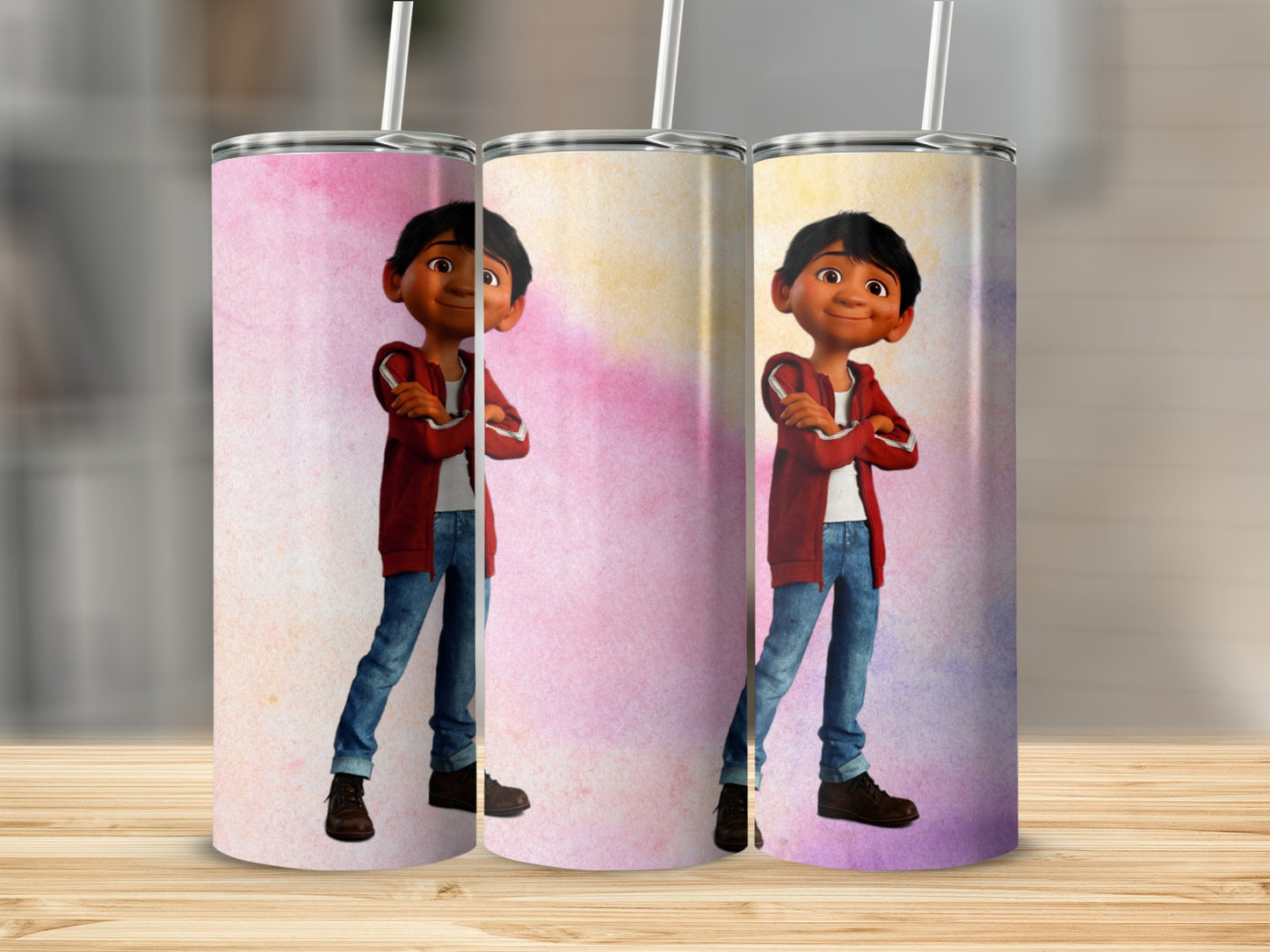 Vibrant Kids Animated Character Design Tumbler Product