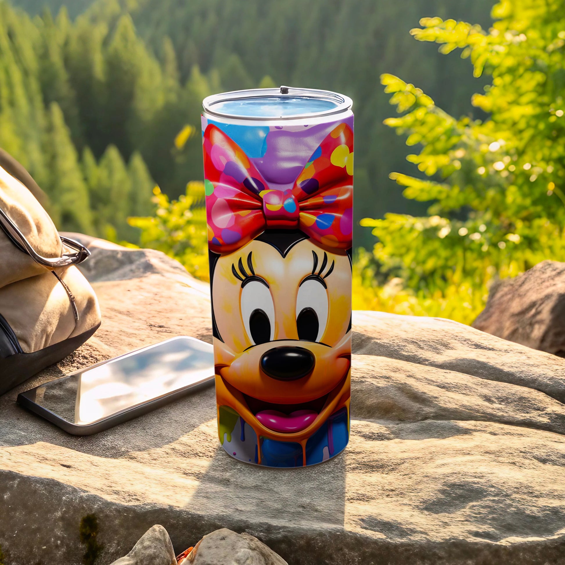 Minnie Mouse Colorful Graphic Insulated Tumbler Cup