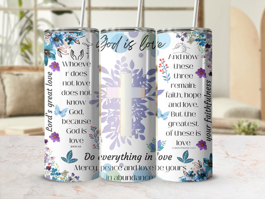 Christian Faith Inspired Stainless Steel Tumbler