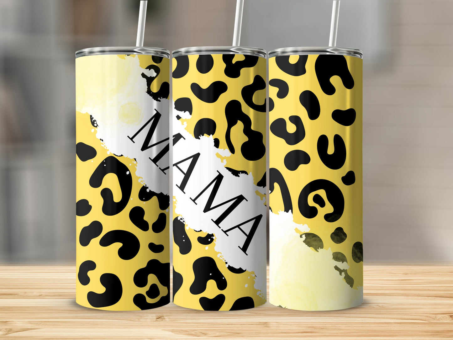 Mama Leopard Print Tumbler for Stylish Mamas