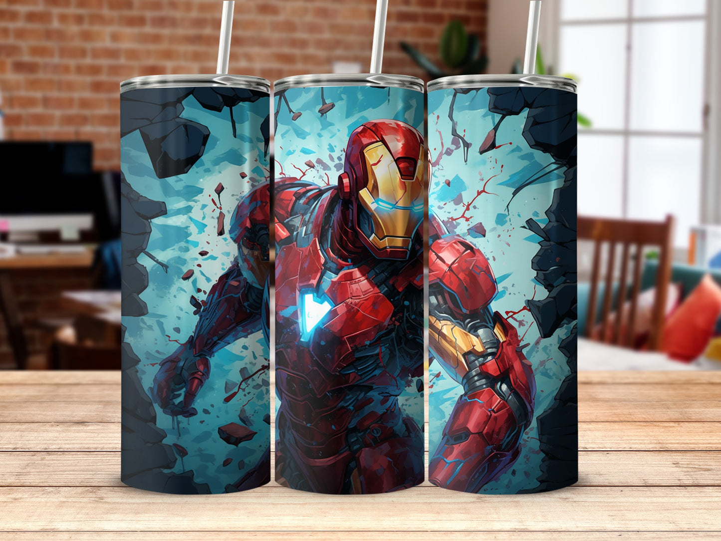 Iron Hero Design Customizable Tumbler 20 oz