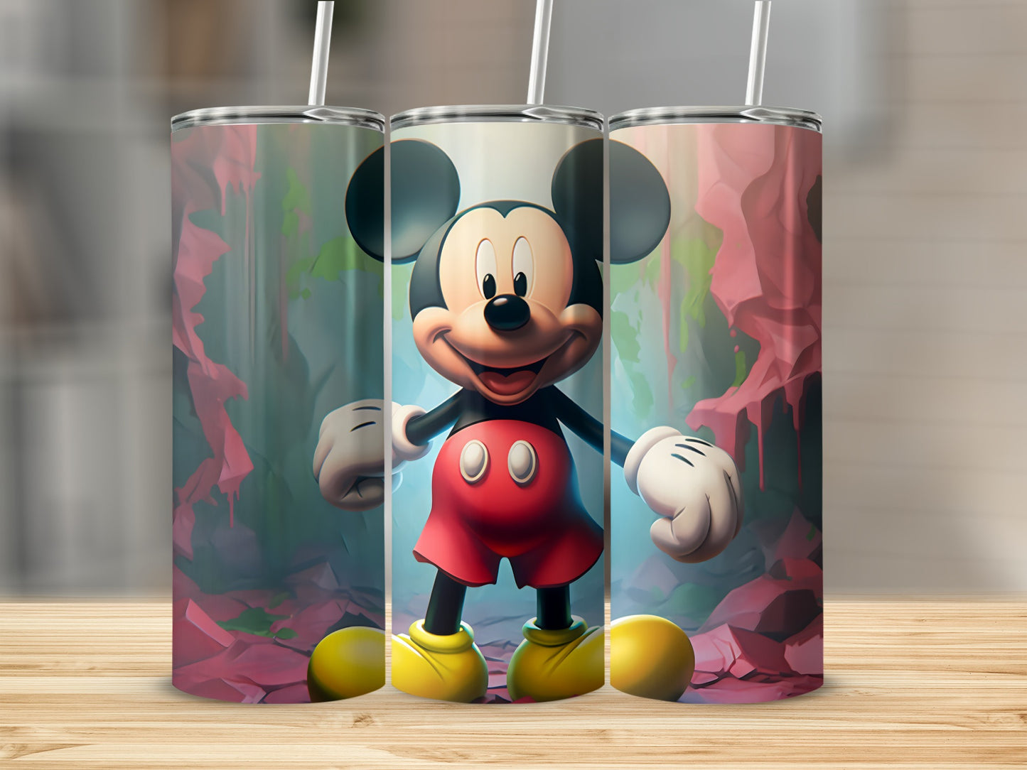 Mickey Mouse Tumbler with Cheerful Design