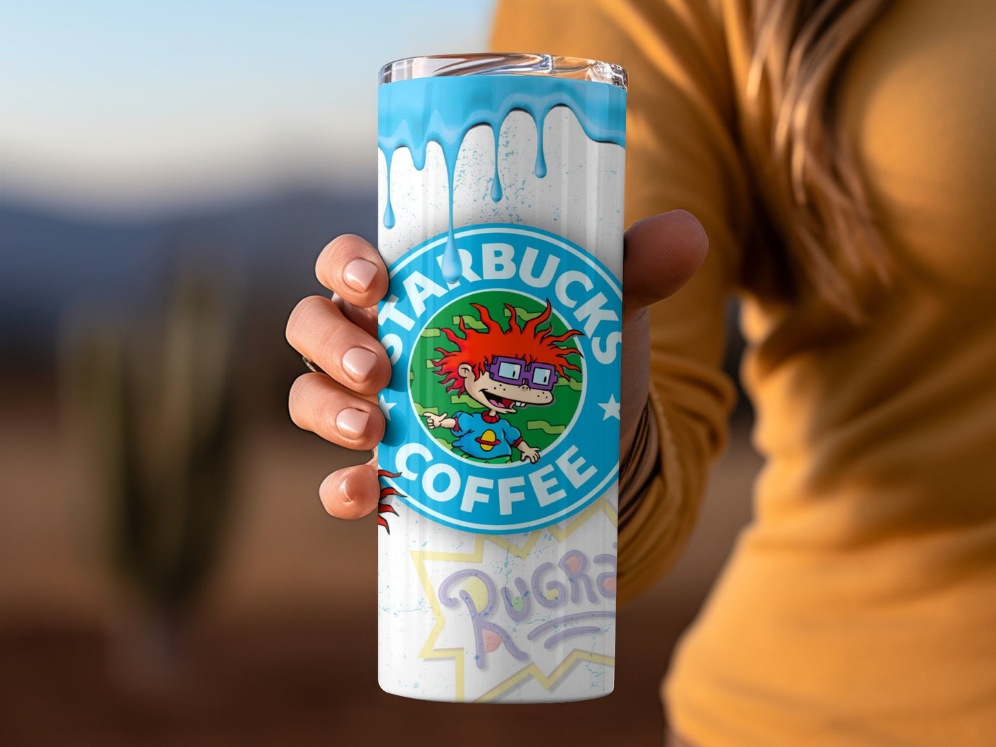 Starbucks Coffee Rugrats Inspired Design Tumbler