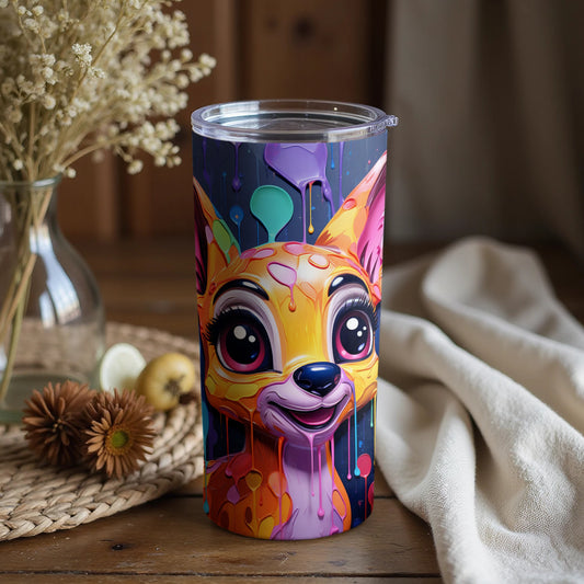 Colorful Abstract Animal Art Insulated Tumbler