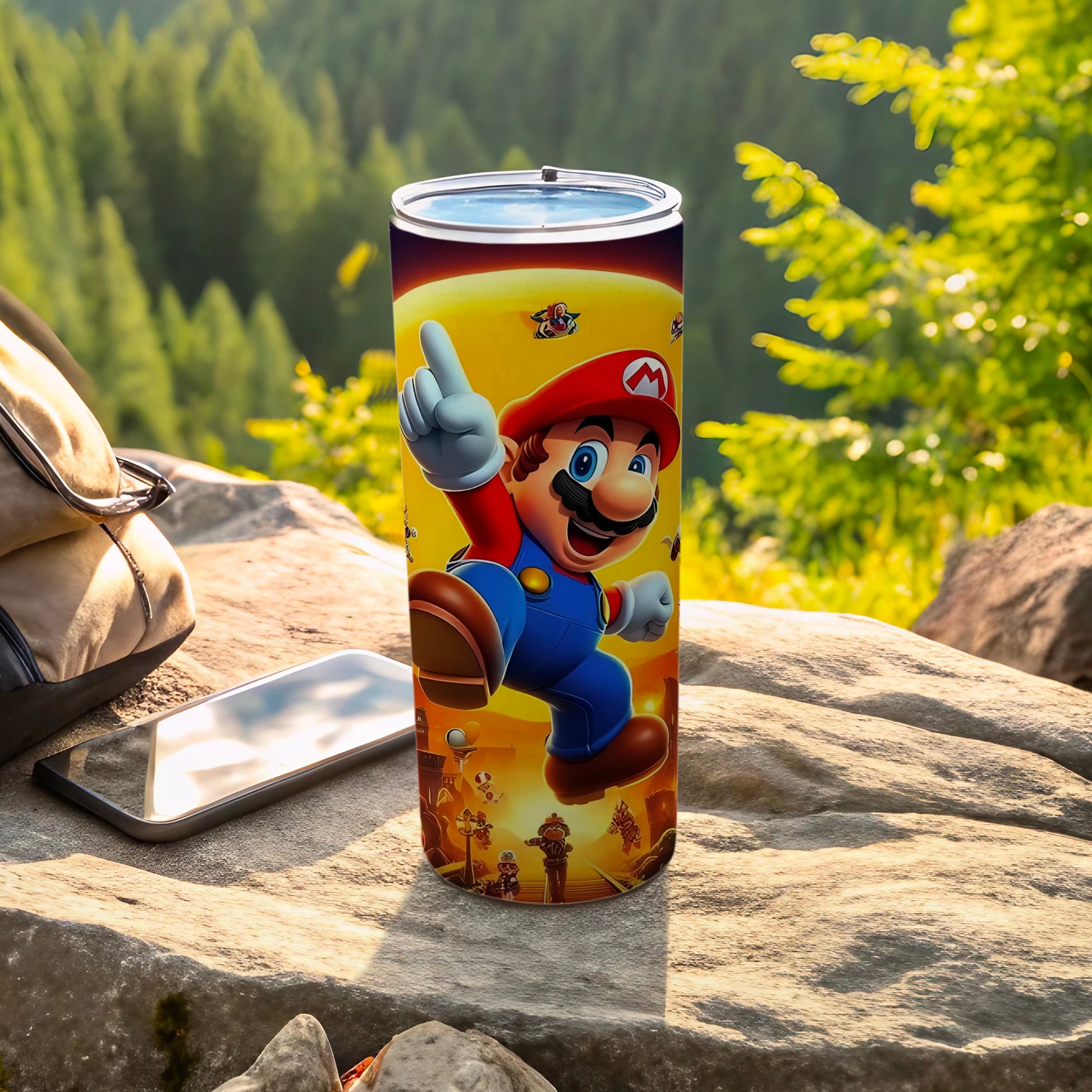 Super Mario Themed Insulated Tumbler for Outdoor Product