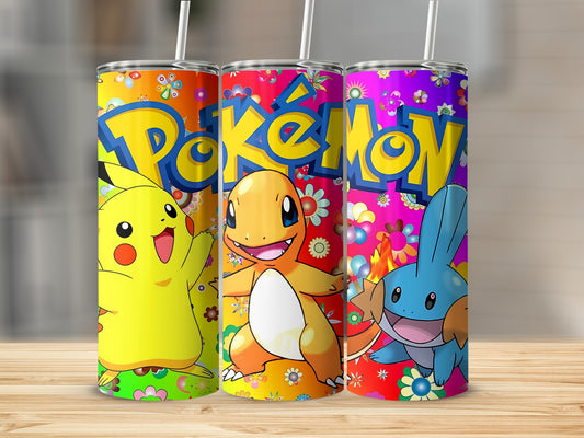 Colorful Cartoon Character Tumbler for Fans