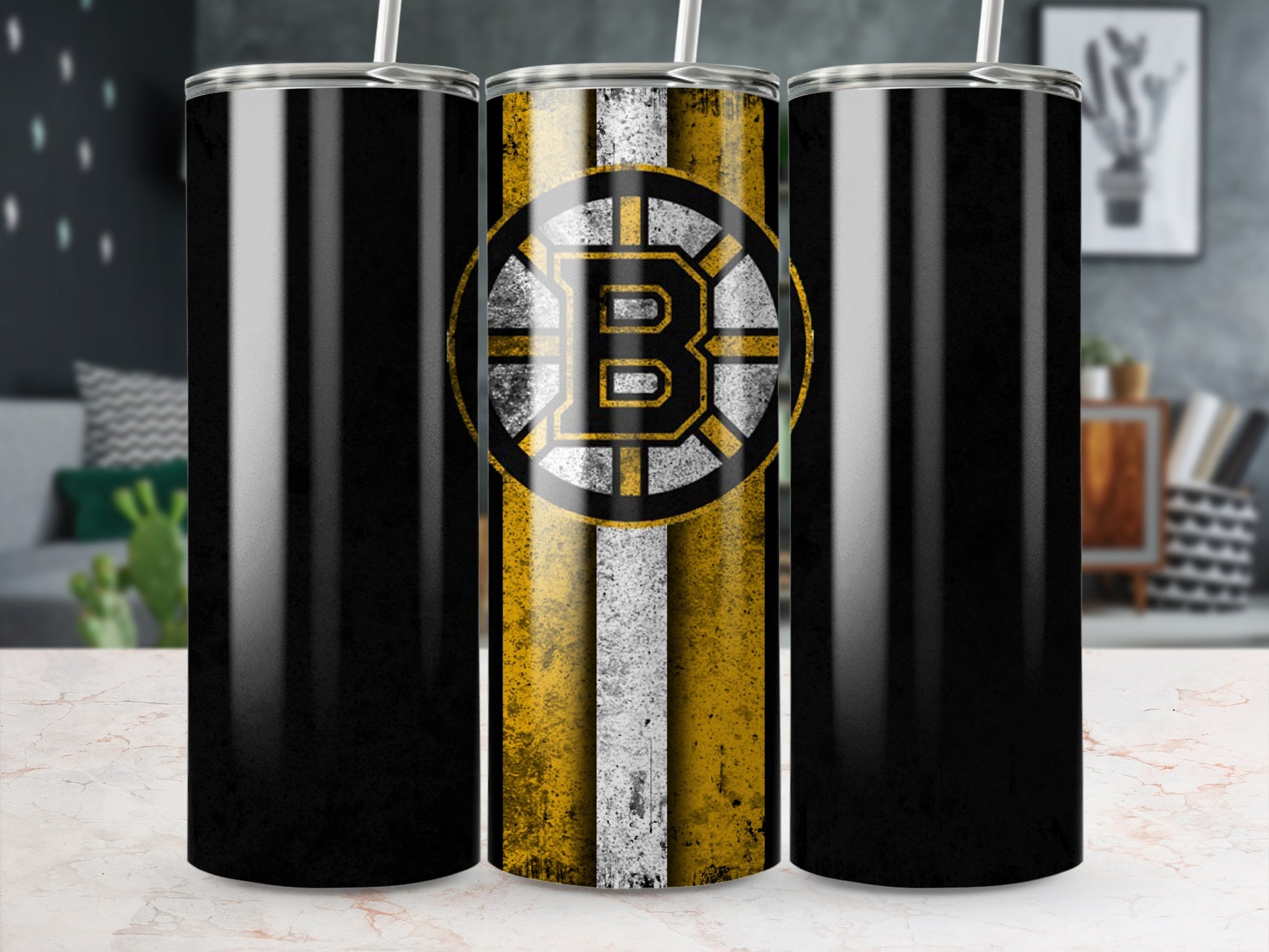 Boston Bruins Hockey Team Logo Tumbler Cup Product