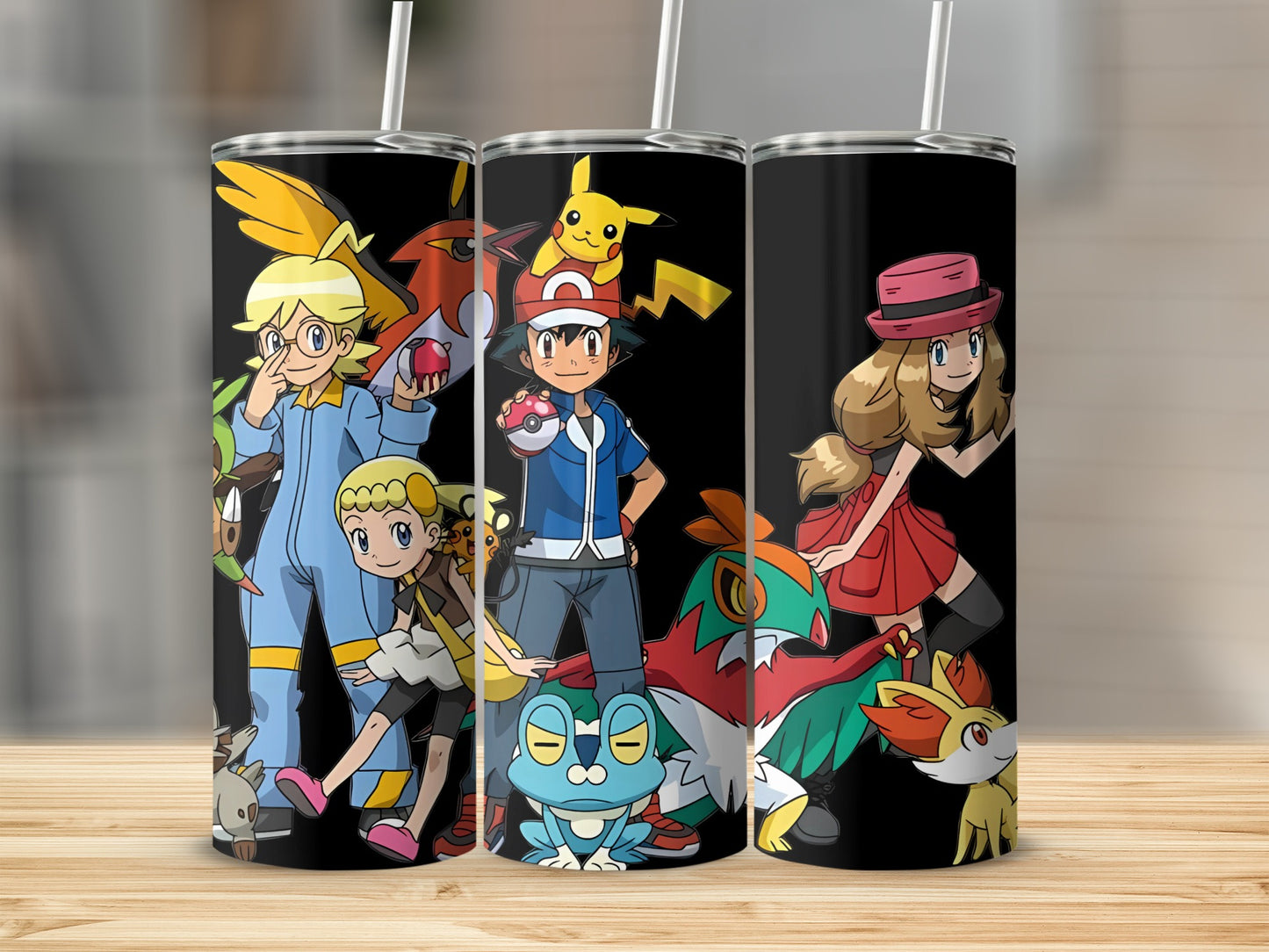 Anime Character Print Stainless Steel Tumbler