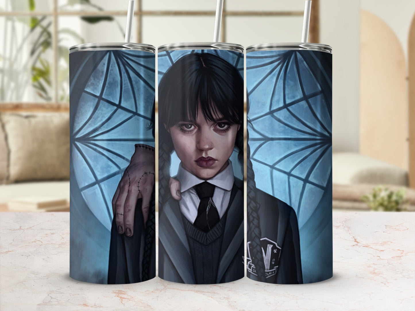 Gothic Character Art Insulated Tumbler Set