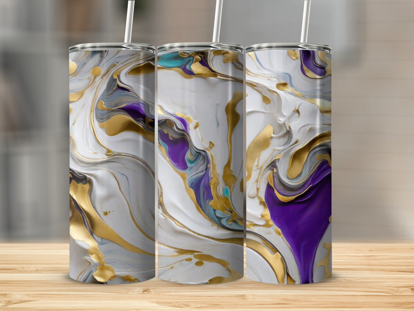 Abstract Gold Swirl Purple White Elegant Design product type