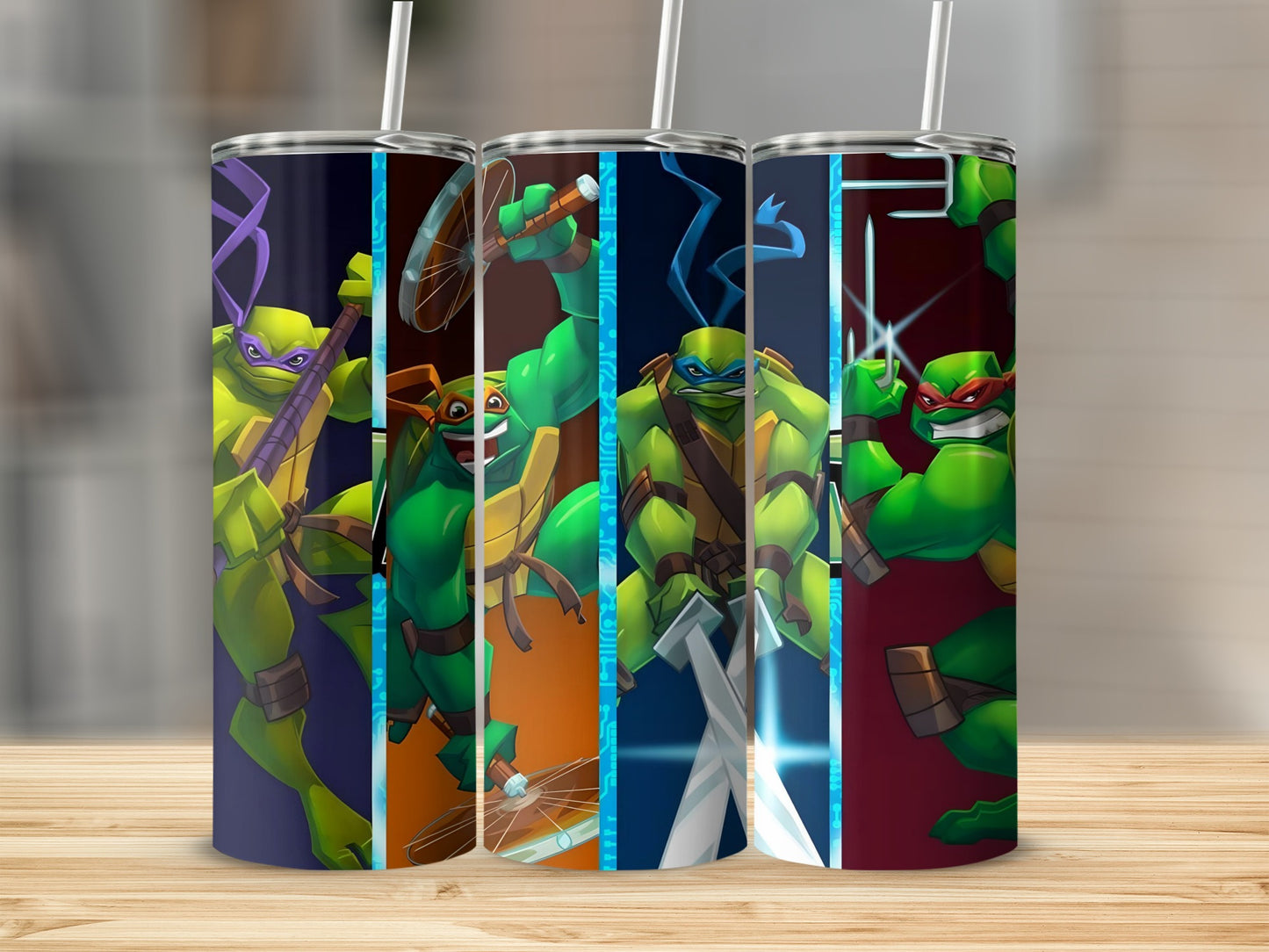Teenage Mutant Ninja Turtles Retro Travel Tumbler