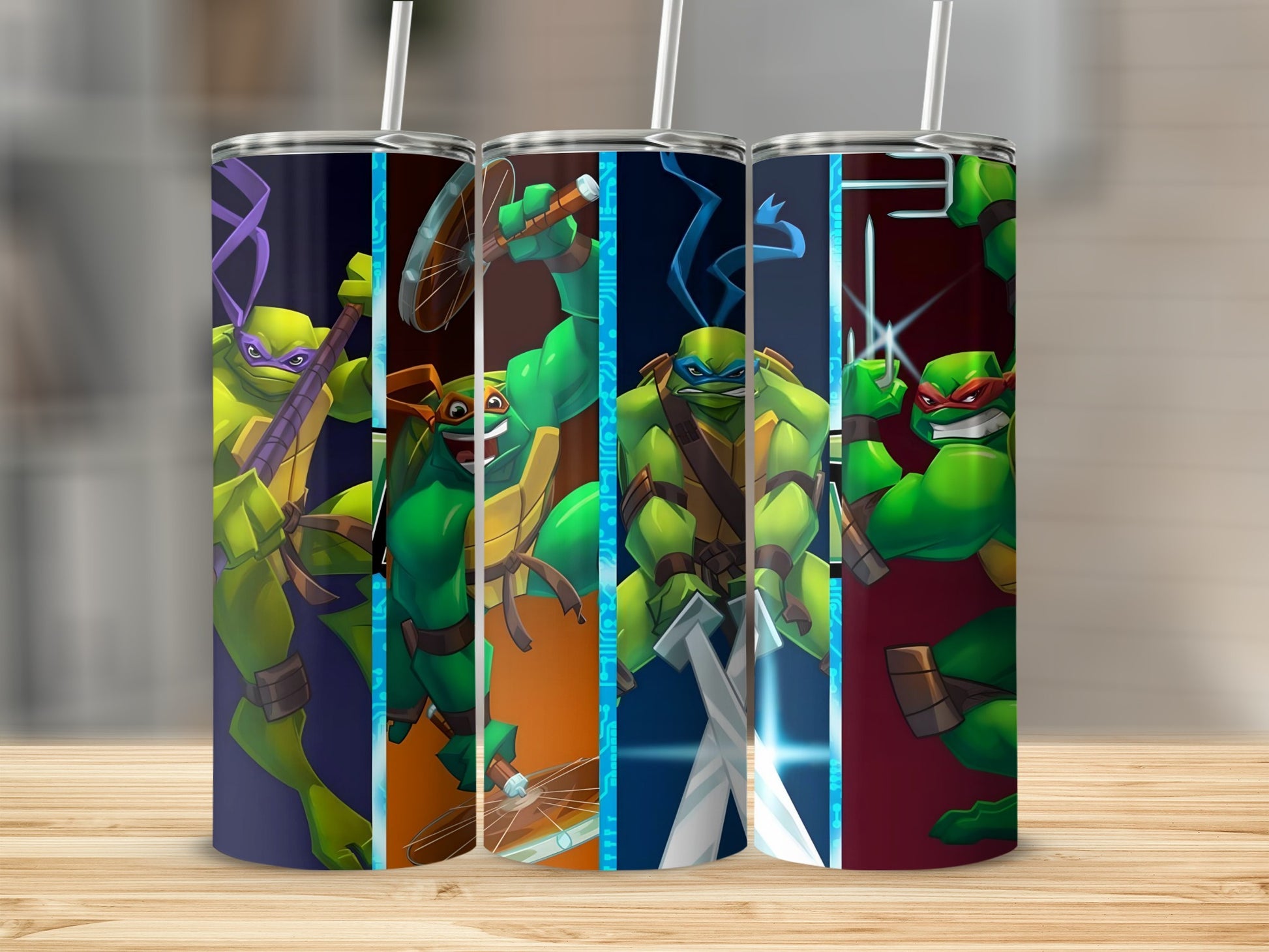 Teenage Mutant Ninja Turtles Retro Travel Tumbler