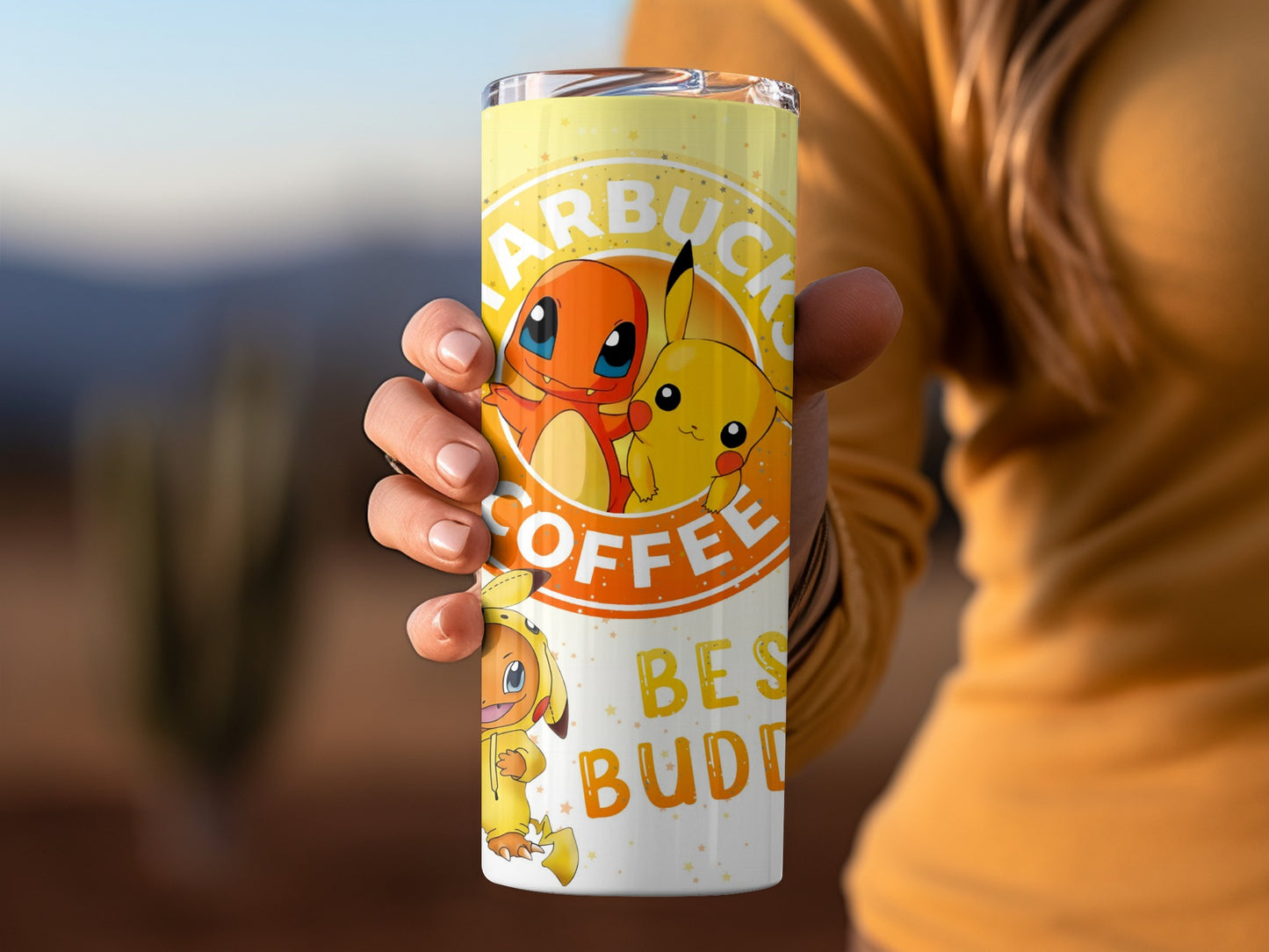 Adorable Coffee Theme Best Buddies Tumbler