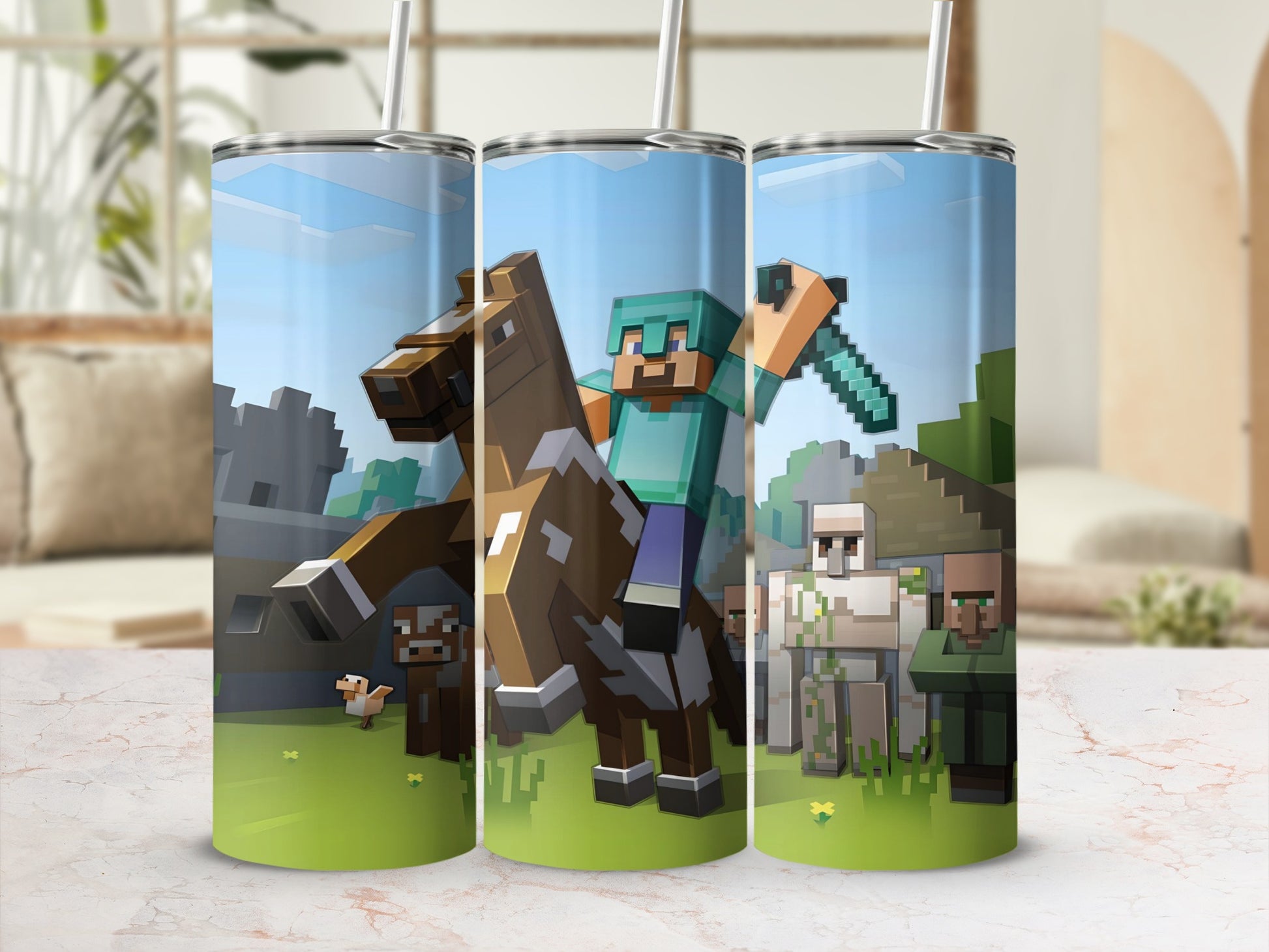Minecraft Adventure Design Insulated Tumbler Cup