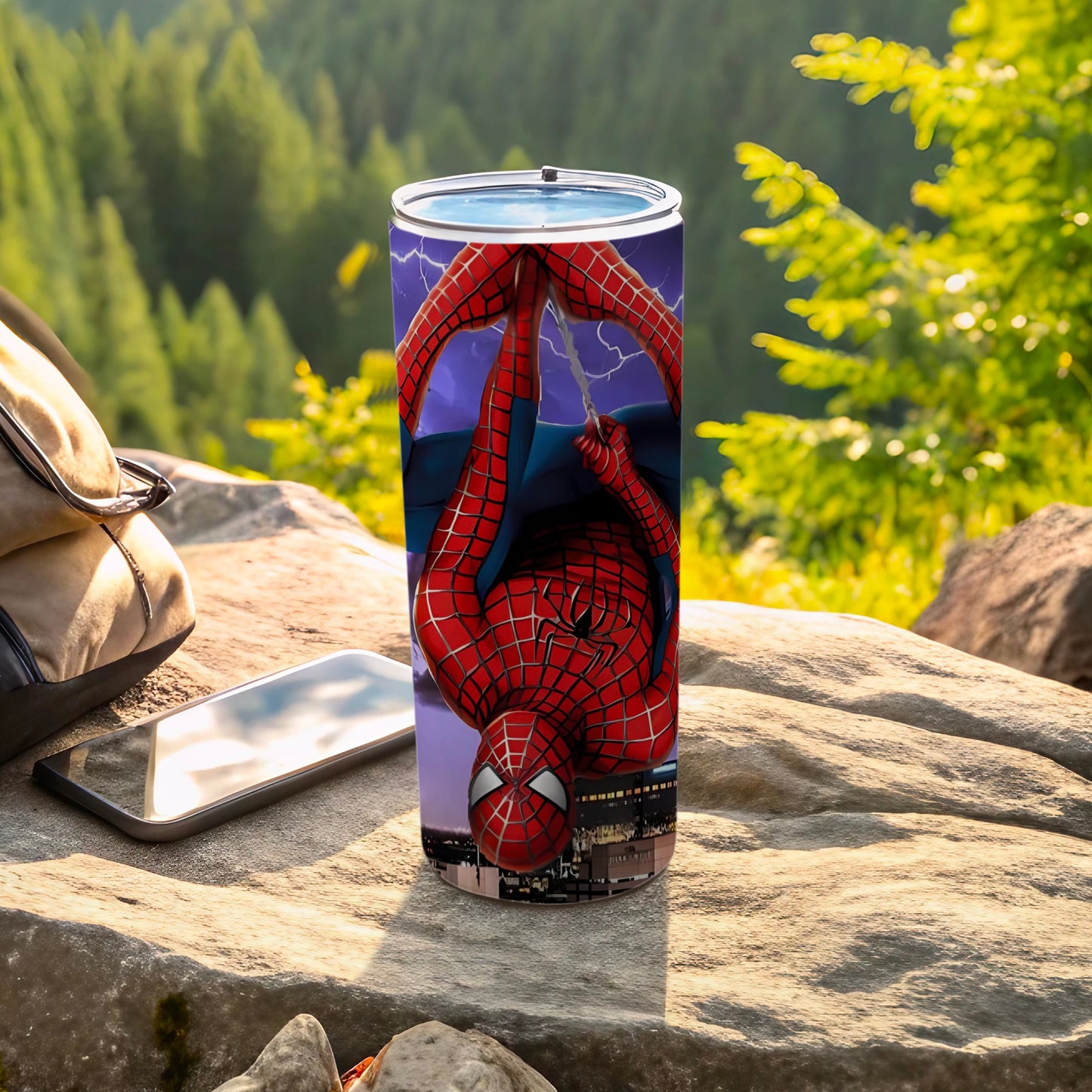 Spider Superhero Insulated Tumbler for Outdoor Use