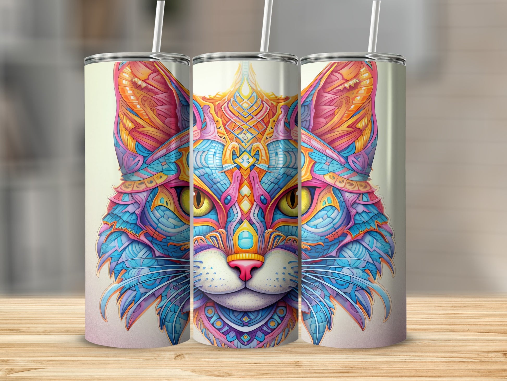 Intricate Feline Artwork Colorful Design product type
cat
feline
animal
art
artwork
design
colorful
vibrant
psychedelic
geometric
pattern
tumbler
drinkware
beverage
abstract
whimsical
unique
eyecatching
fantasy
cool