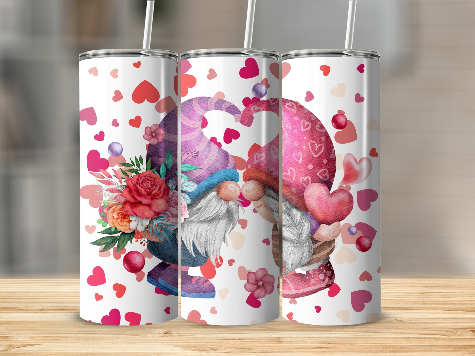 Valentine's Day Gnome Love Design Tumbler product