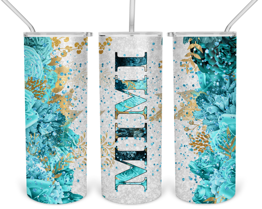 Mimi Teal Tumbler